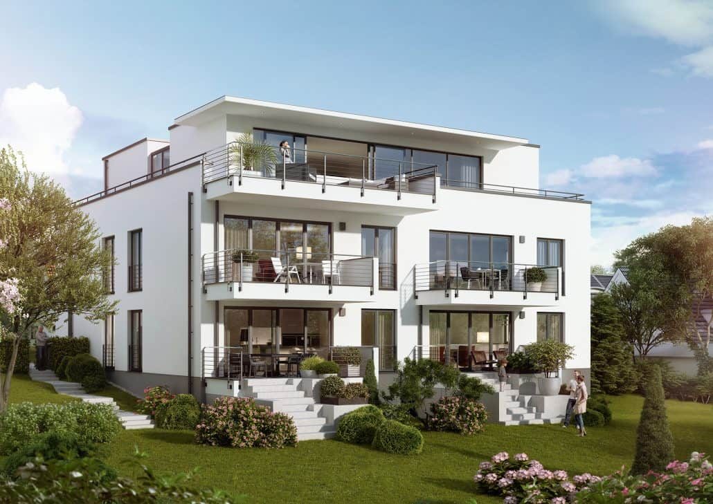Heller Wohnraum mit Zugang zur Terrasse